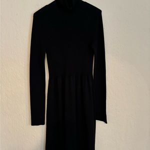 Vintage DKNY wool turtleneck dress